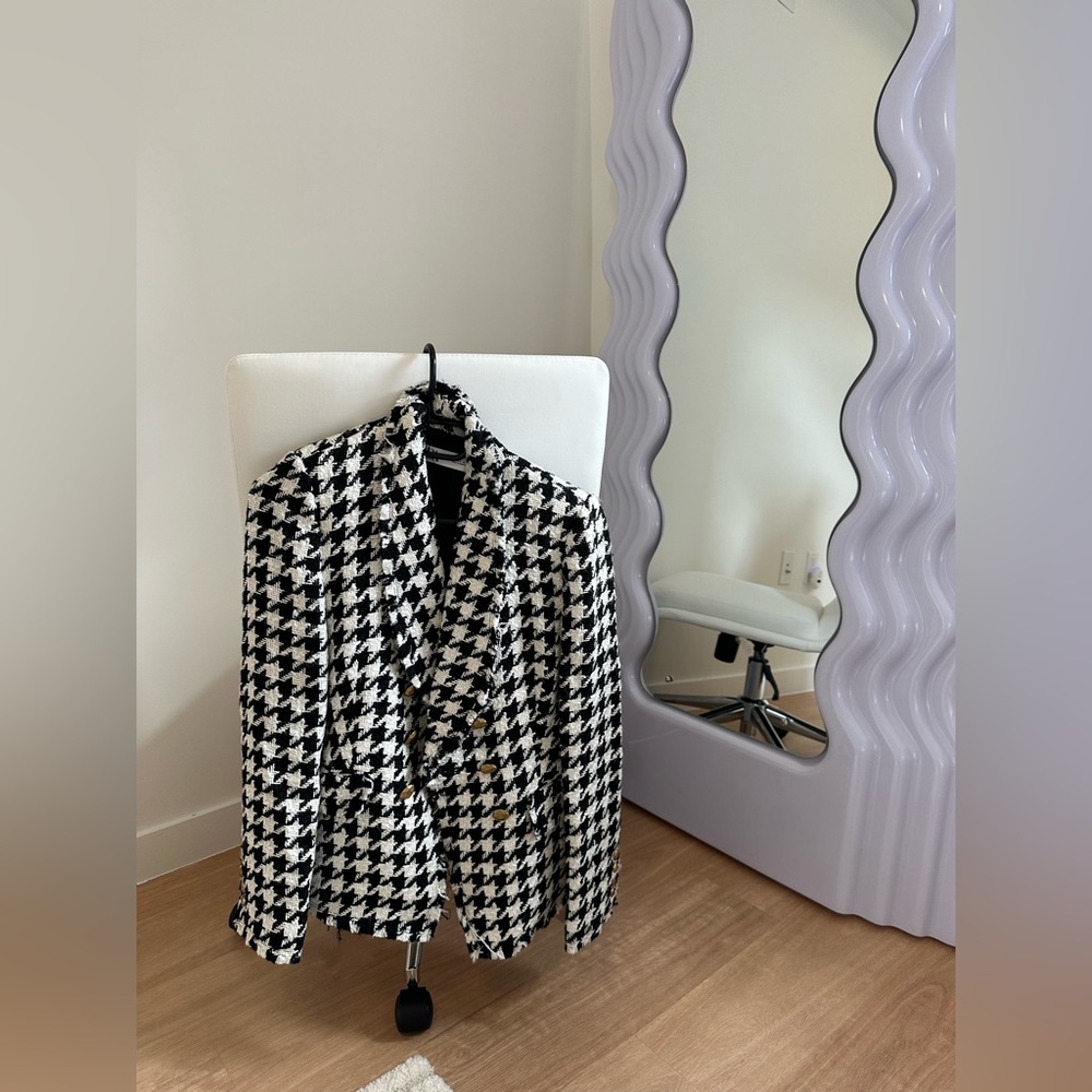Zara tweed blazer jacket